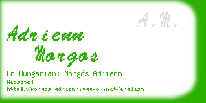 adrienn morgos business card