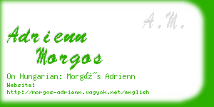 adrienn morgos business card